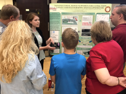 Presenters at the Spring Research Fair will prepare posters for the conference and provide context for visitors as they pass by.