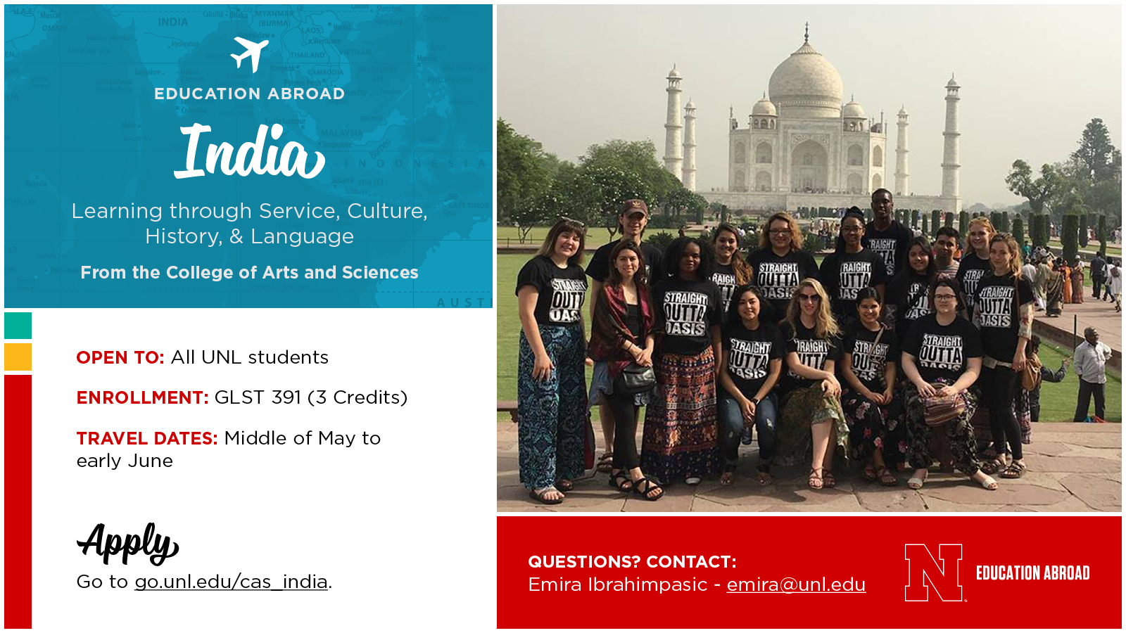 Study Abroad in India | Summer 2019 | DUE 2/1/19