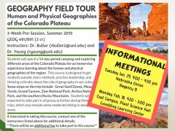 Geography Field Tour