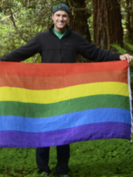Mikah Meyer is the son of a Lutheran pastor, an out gay man and an inspirational speaker visiting all the national parks in the U.S.