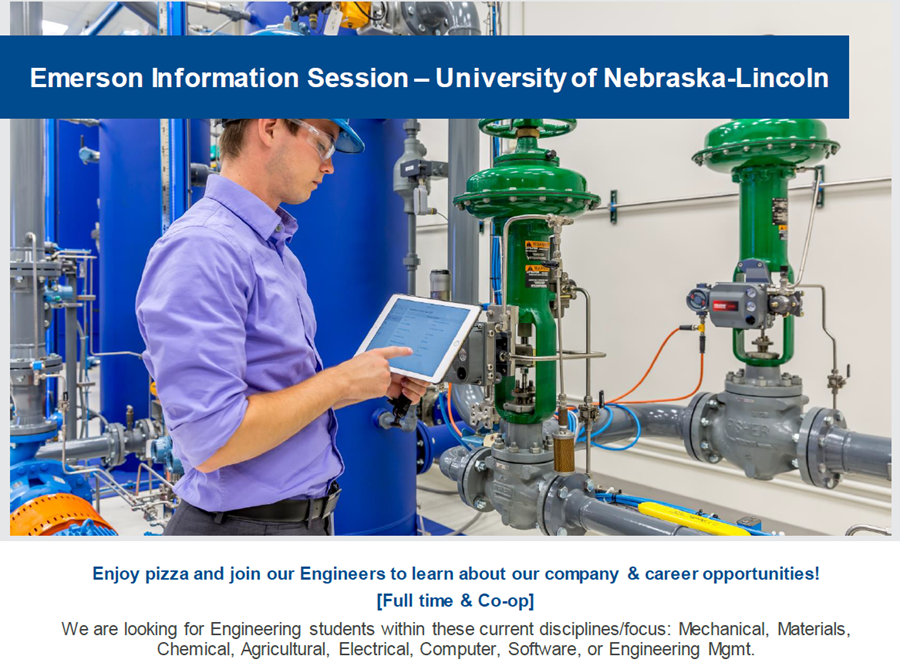Attend the Emerson info session next Tuesday.