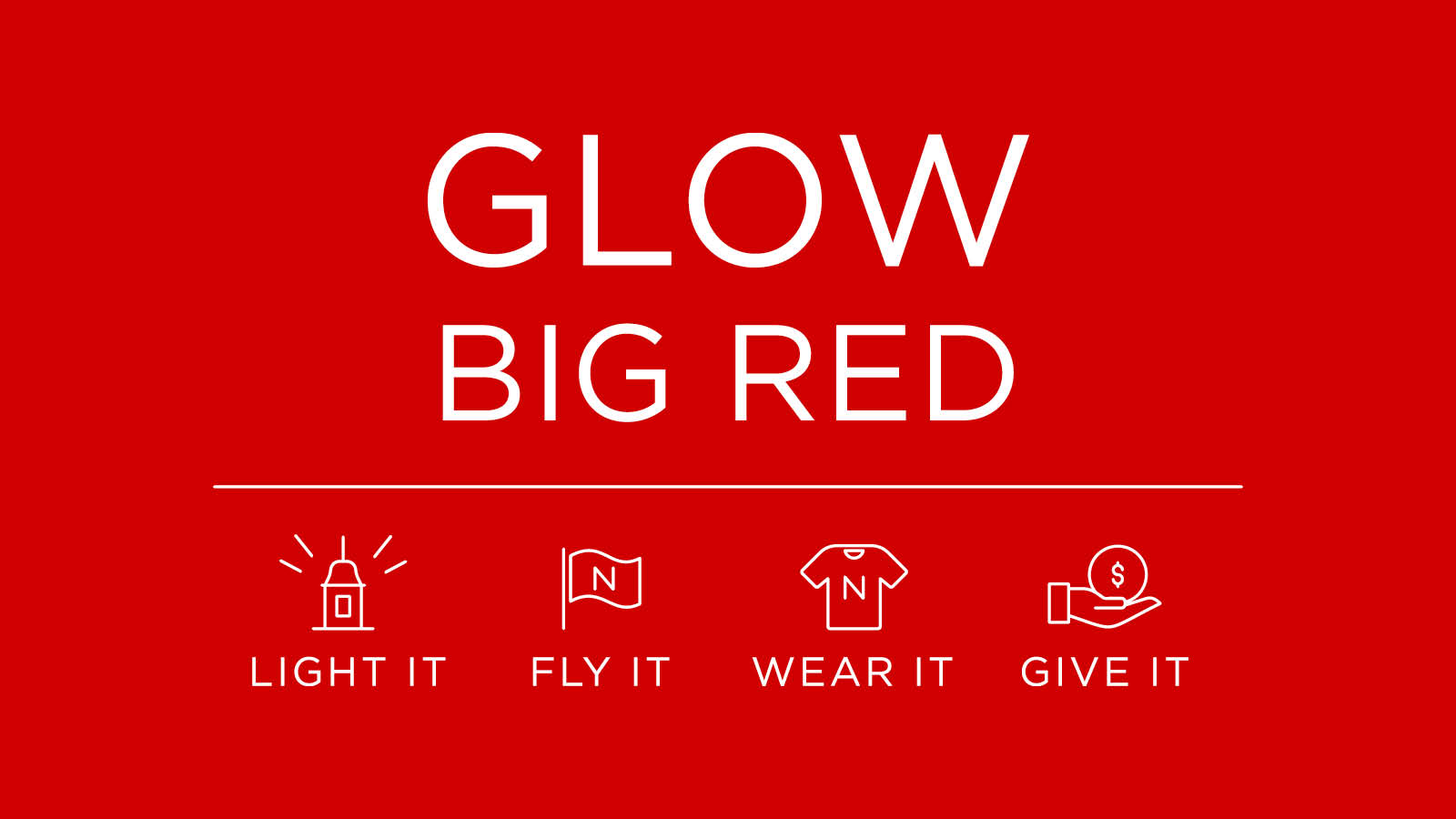 Glow Big Red on February 14th and 15th