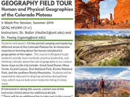 Geography Field Tour