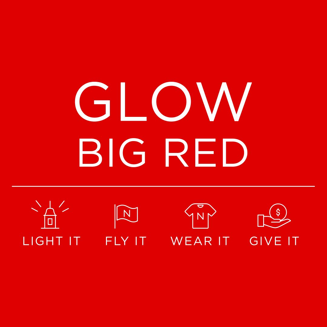 Learn more about Glow Big Red at https://n150.unl.edu/glowbigred.