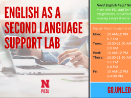 PiESL English as a Second Language Support Lab
