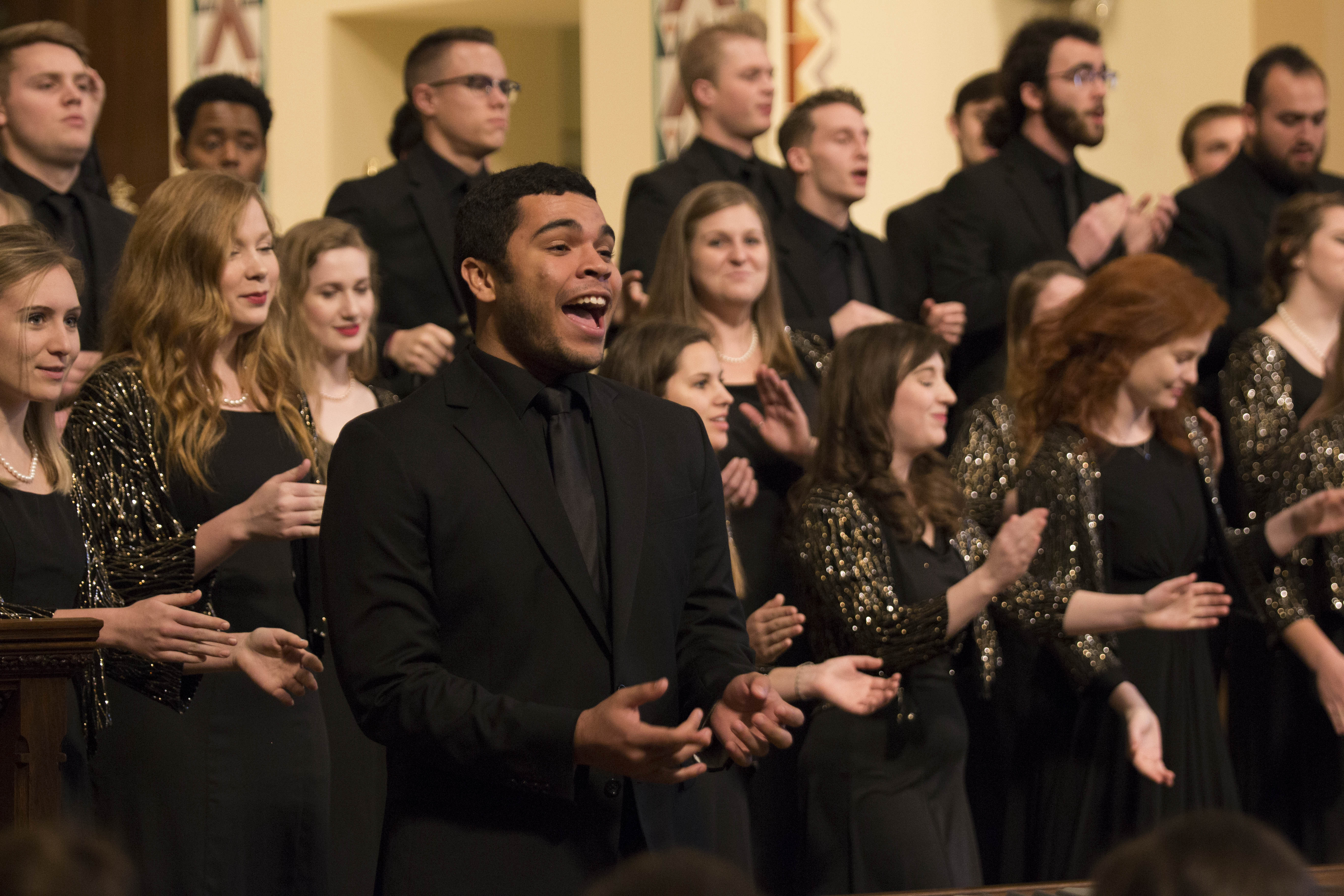 The University Singers have been selected as a semi-finalist in the college/university division of The American Prize in Choral Performance.