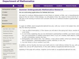SUMar Math RUE at KSU