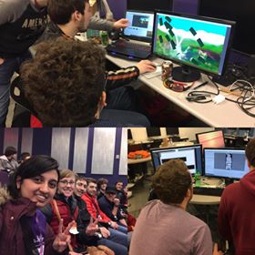 The Game Development Club at the Kansas State University Game Jam competition. 