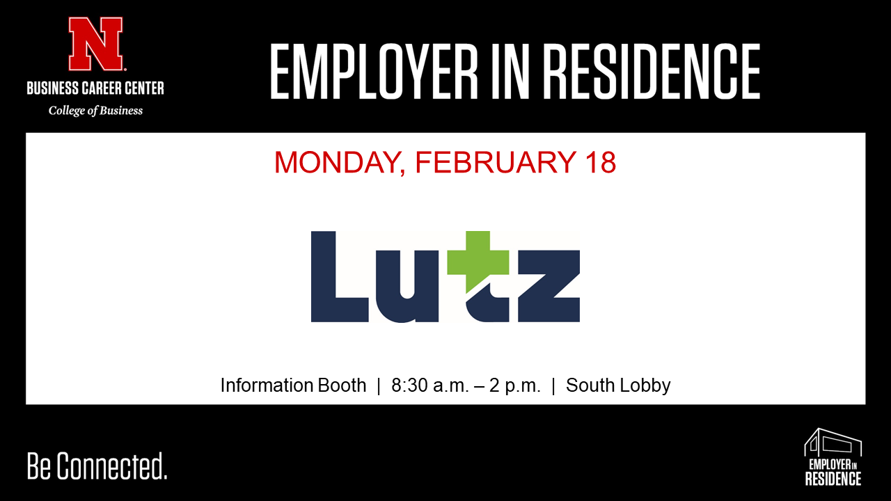 Employer in Residence - Lutz