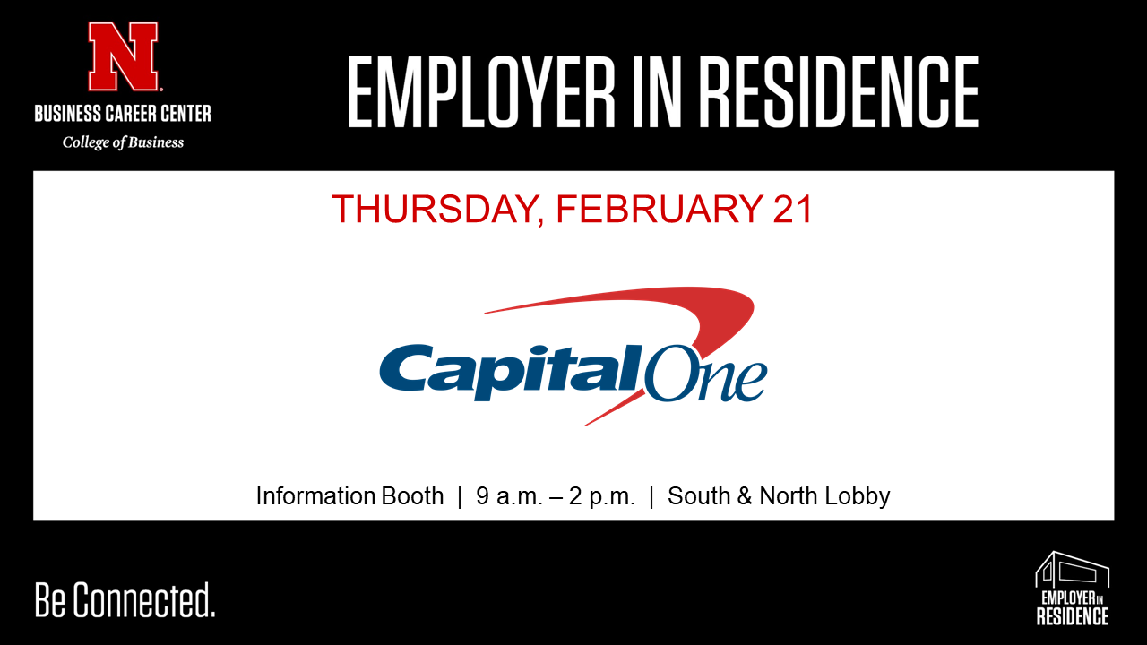 Employer in Residence - Capital One