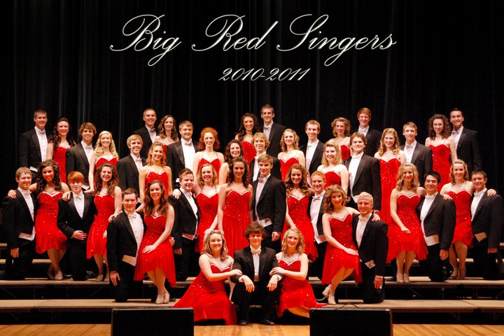 UNL's Big Red Singers (photo by UNL student Wyn Wiley)