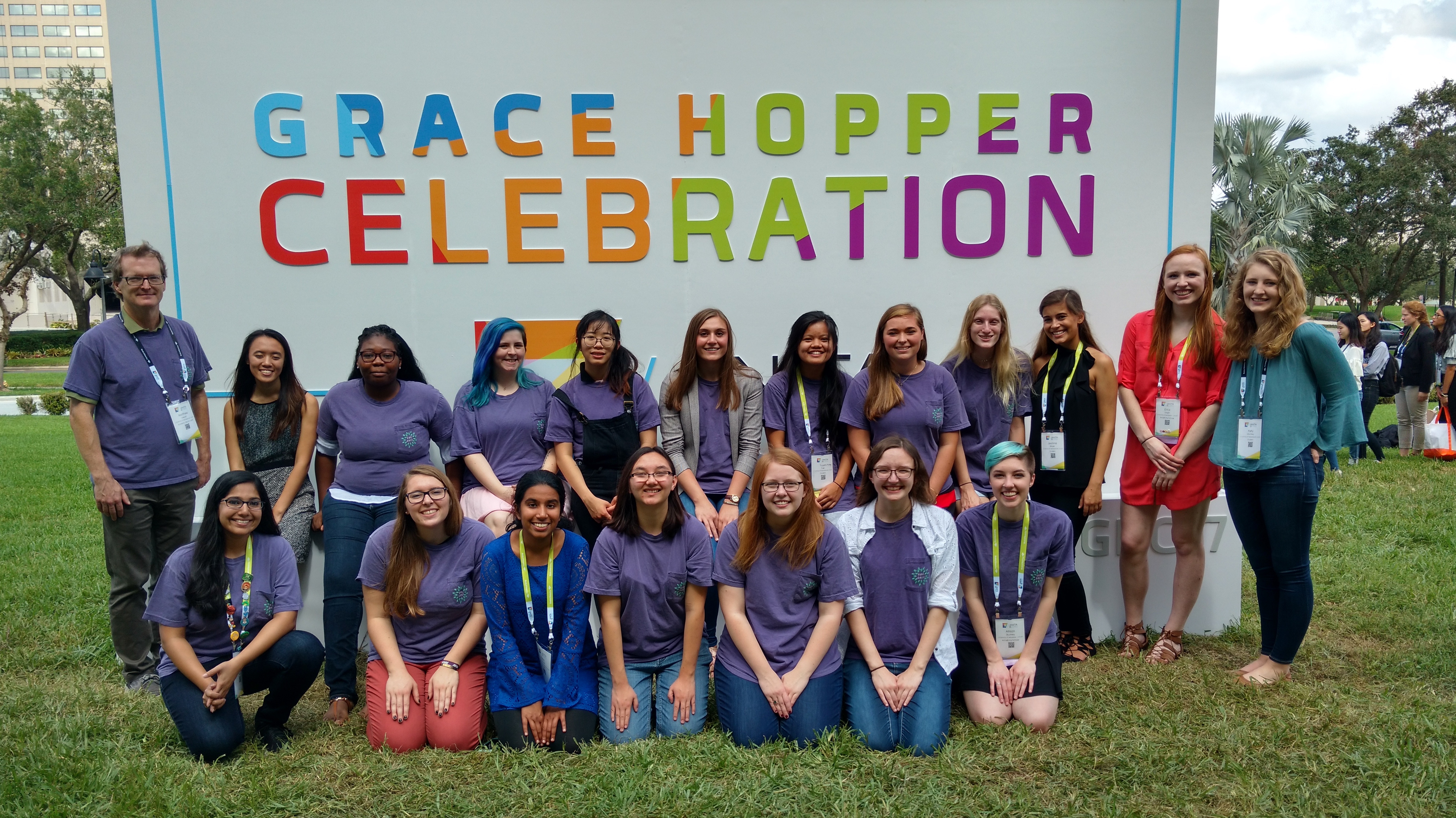 CSE studens and faculty at the 2017 Grace Hopper Celebration of Women in Computing.