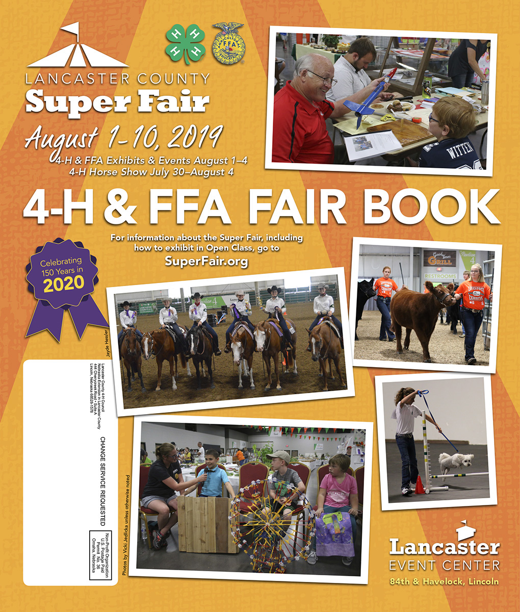 4H/FFA Fair Books will be mailed in March Announce University of