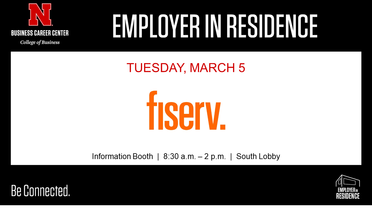 Employer in Residence - Fiserv