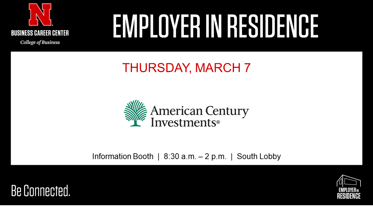 Employer in Residence - American Century Inevestments