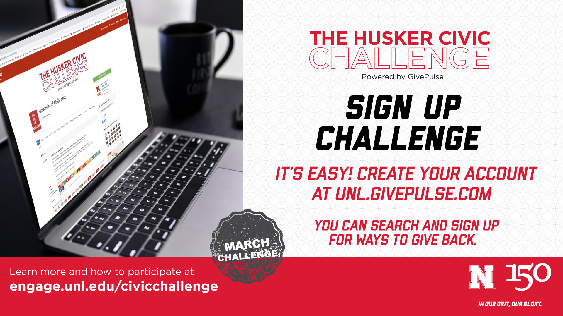 Sign up to Givepulse and serve now!
