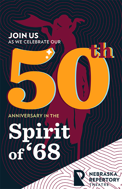 The Nebraska Repertory Theatre will have a 50th anniversary celebration on April 20 in the Temple Building. 
