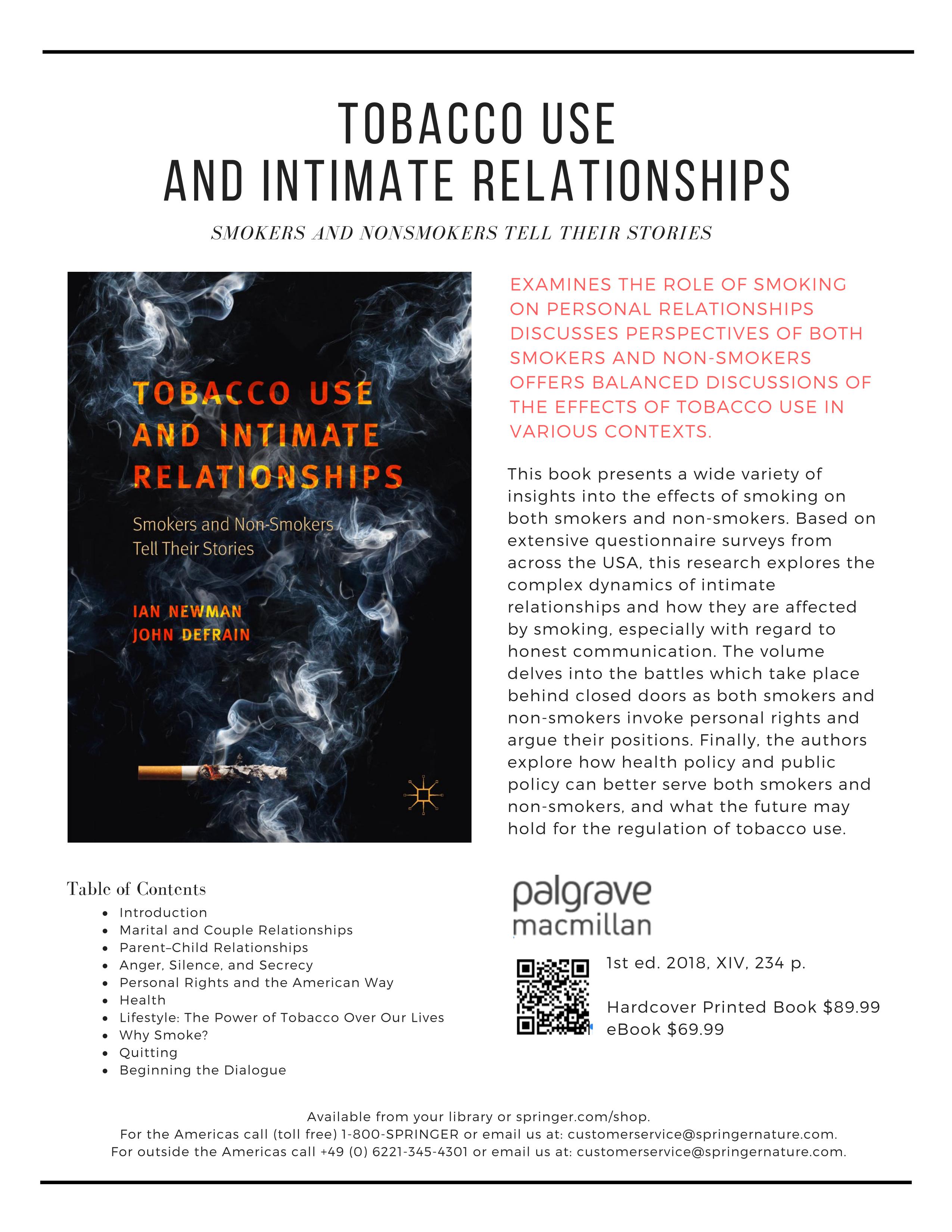 TOBACCO USE AND INTIMATE RELATIONSHIPS