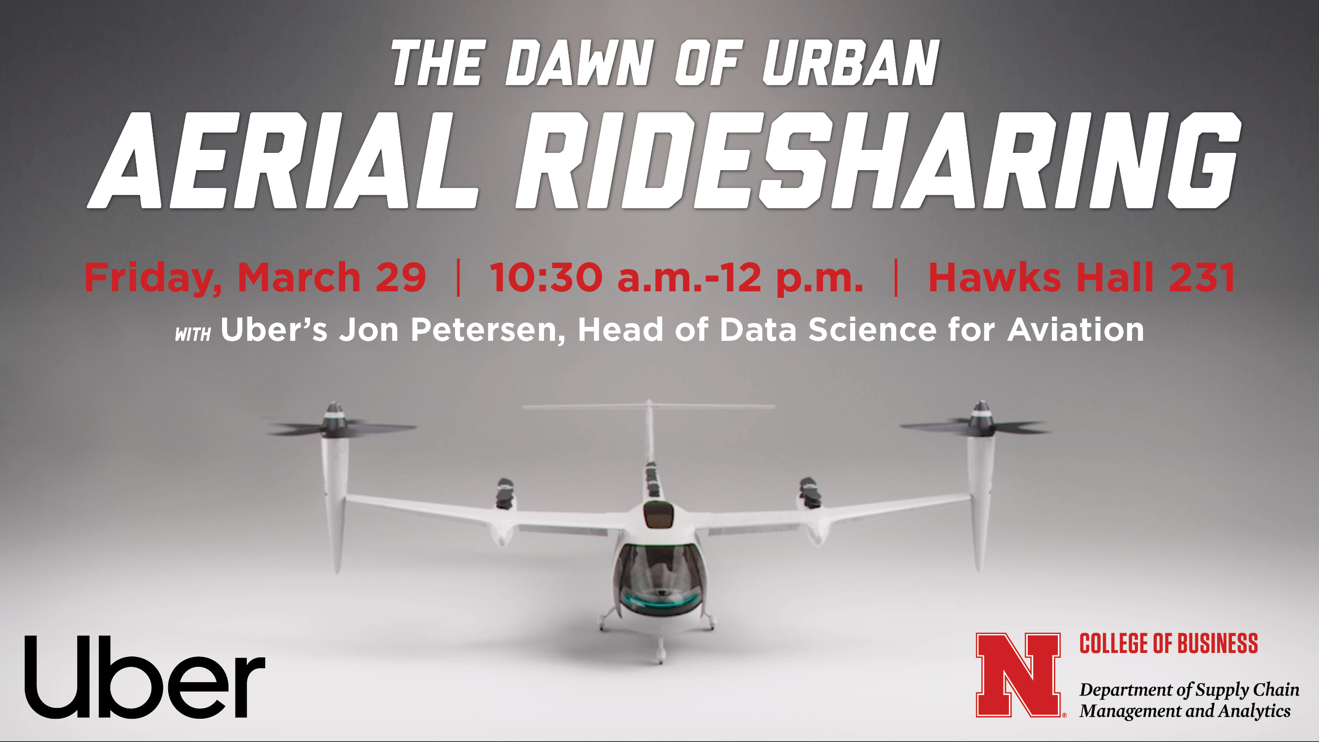 This event is a chance to hear how data is helping build the Uber Air network.