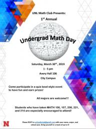 Undergrad Math Day