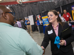 Encourage your student to connect with employers at upcoming networking events.