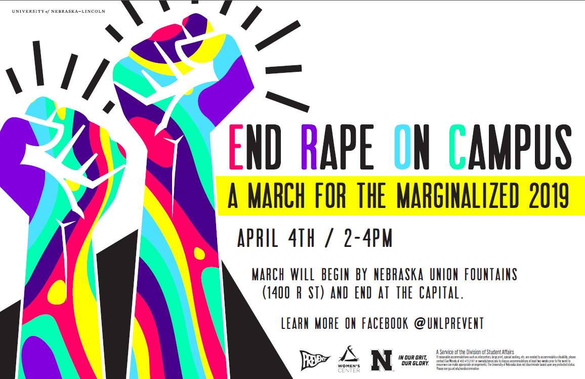 End Rape on Campus March flier