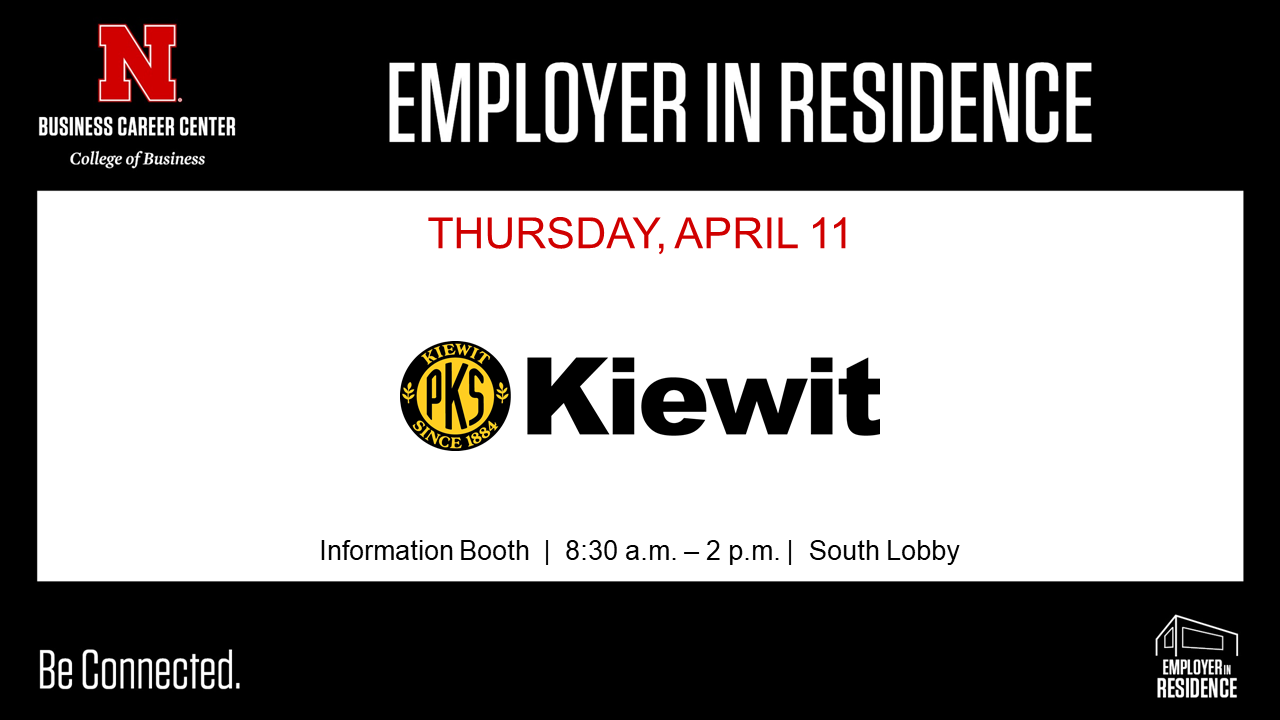 Employer in Residence - Kiewit