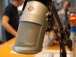 microphone in studio