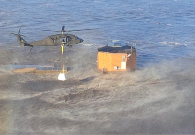 Biological Systems Engineering student pilots Blackhawk helicopter in support of Nebraska flood recovery