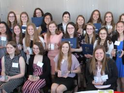 The 2019 NCWIT Aspirations in Computing Award Celebration honorees.