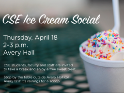 CSE Ice Cream Social