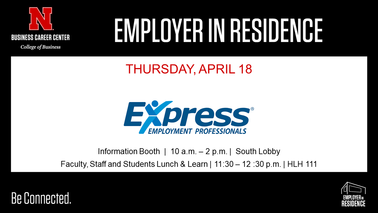 Employer in Residence - Express Employment Professionals