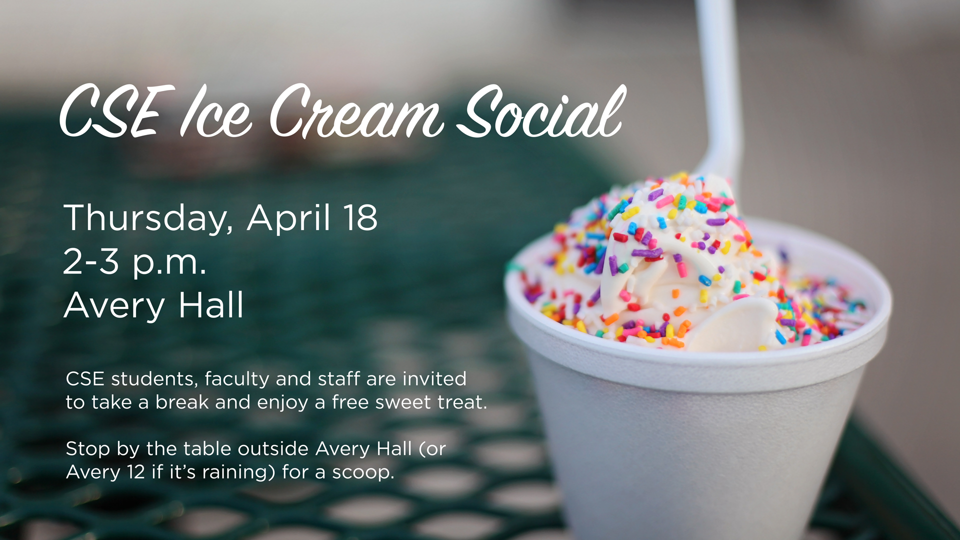 CSE Ice Cream Social
