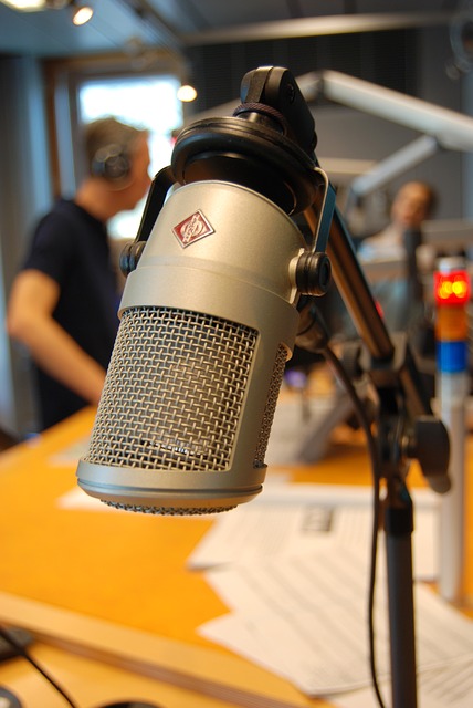 microphone in studio