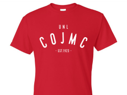 T-shirts can be ordered at https://stores.inksoft.com/unl_cojmc/shop/product-detail/27494675. 