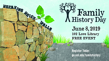 Family History Day is free and open to the public.