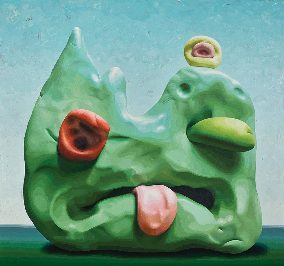 Alexander Ross, untitled, oil on canvas, 54" x 58", 2014