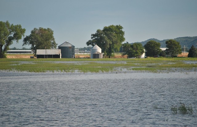 flooded farm