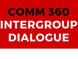 Join the Conversation and Enroll in Intergroup Dialogue!