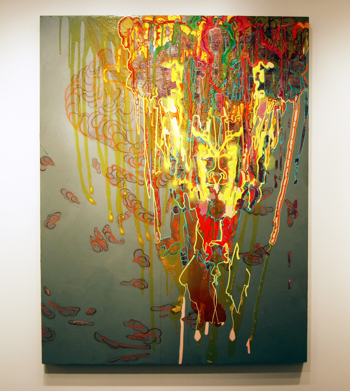 Linnea Spransky, "Untitled," 2010, acrylic on canvas, 78" x 60".