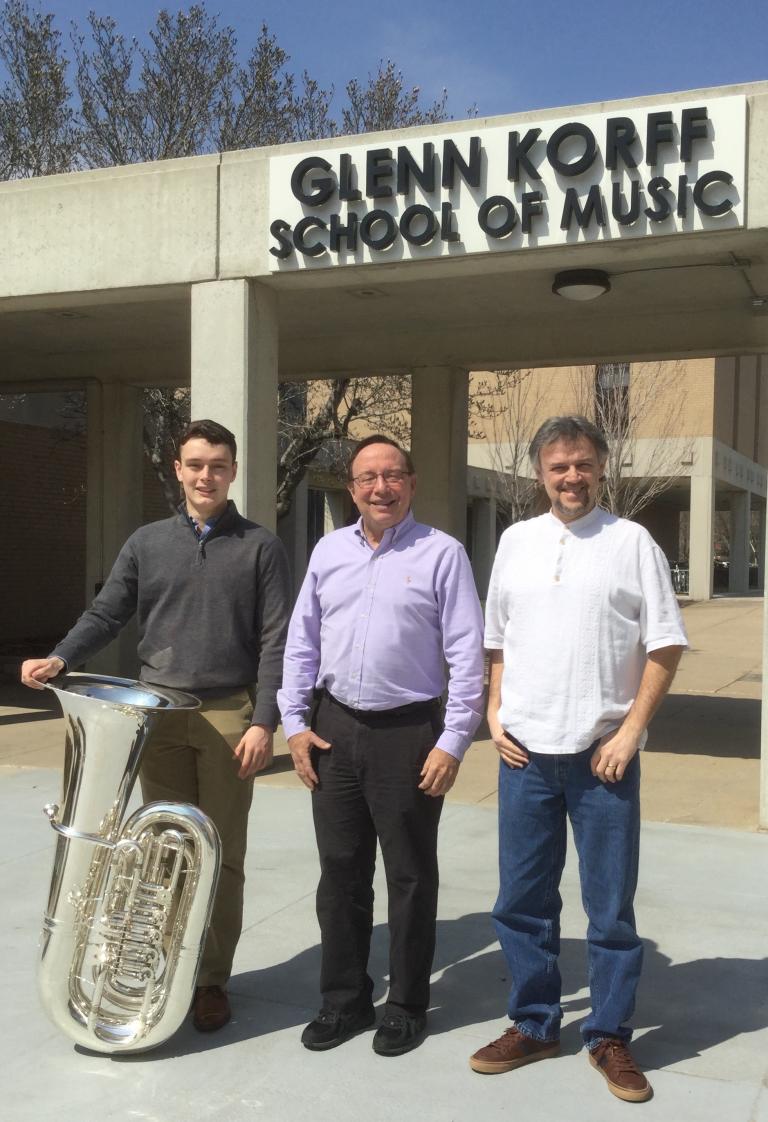 (from left) Ethan Millington, Craig Fuller and Rubén Darío Gómez