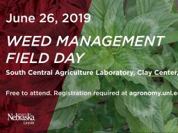 Weed Management Field Day June 26, 2019