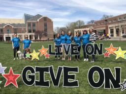 The CoJMC campaign “Live On. Give On.” strove to educate UNL students about how organ donors can give the gift of life while still living.