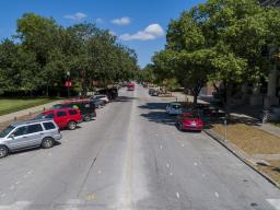The renovation along R Street will temporarily close all parking between 12th and 14th streets starting July 18. When complete, the project will feature bike lanes, sidewalk improvements and parallel parking from 12th to 16th streets. Craig Chandler | Uni