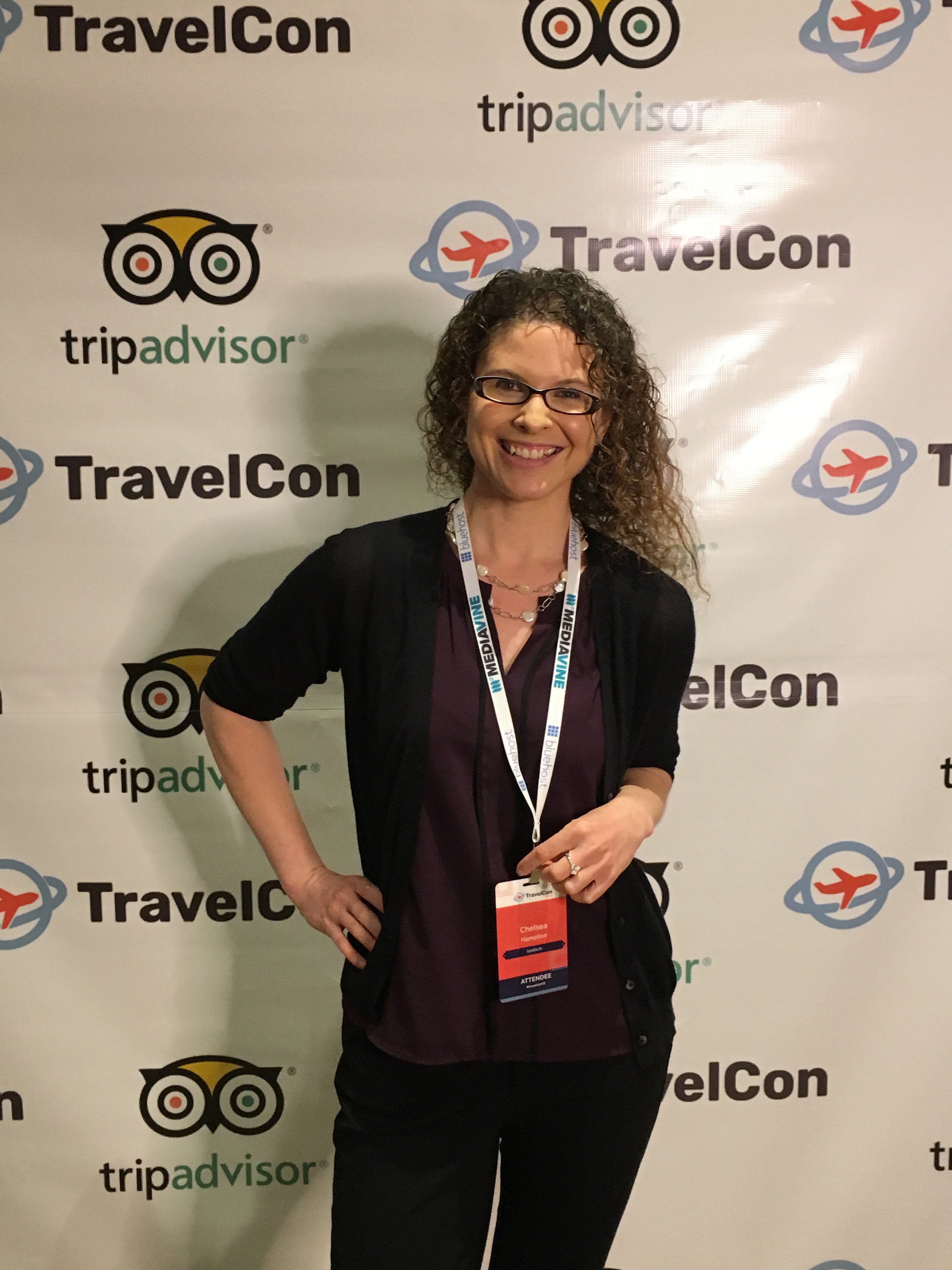 Chelsea Hampton at TravelCon