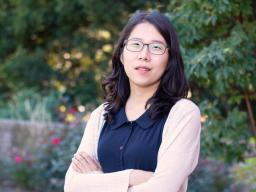 Jessica Namkung, assistant professor of special education and communication disorders, is exploring ways to help students with math learning difficulties prepare for algebra.  Kyleigh Skaggs | CYFS 