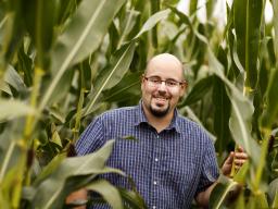 By measuring the water use of plants on an hourly or even minute-by-minute basis, Nebraska's James Schnable and colleagues hope to better understand and eventually improve how crops respond to drought.  Craig Chandler | University Communication