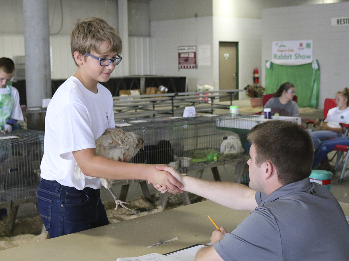 Poultry Showmanship at 2019 Lancaster County Super Fair
