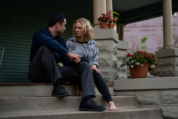 Stephen Hailo (left) and Kasey Halvorson star as Harman and Grace Doski in The Healing of Harman. Photo by Jordan Opp.