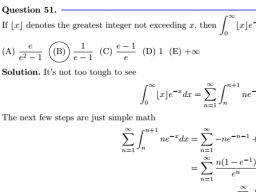 GRE Math Test Question Example